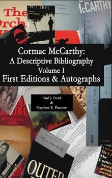 Hardcover Cormac McCarthy: A Descriptive Bibliography Book