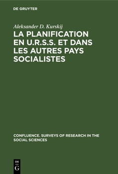 Hardcover La planification en U.R.S.S. et dans les autres pays socialistes [French] Book