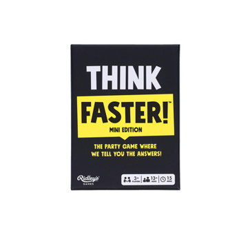 Board Game Think Faster!: The Party Game Where We Give You the Answers! Book
