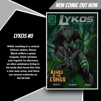 Paperback Lykos the Metal Wolf: Ashes of the Congo Book