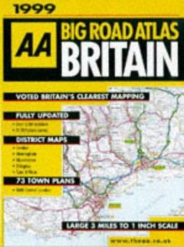 Paperback Big Road Atlas Britain 1999 Book