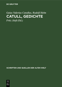 Hardcover Catull, Gedichte [German] Book