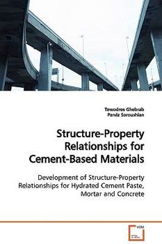Paperback Structure-Property Relationships for Cement-Based Materials Book