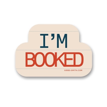 Misc. I'm Booked Sticker (Pack of 6) Book