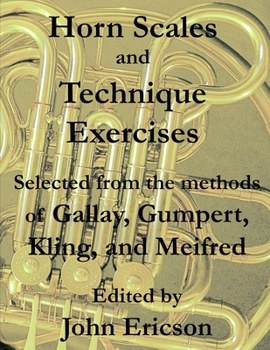 Paperback Horn Scales and Technique Exercises Book