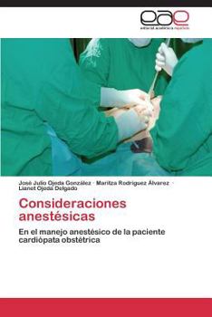 Paperback Consideraciones Anestesicas [Spanish] Book