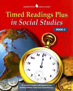 Paperback Timed Readings Plus in Social Studies: Book 5 Book