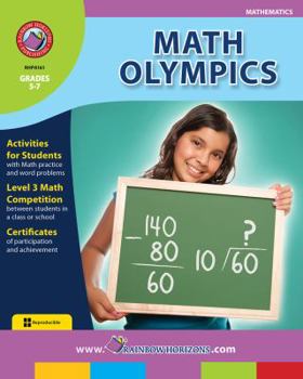 Paperback Math Olympics Gr. 5-7 - Rainbow Horizons Publishing (Math Olympics Set) Book