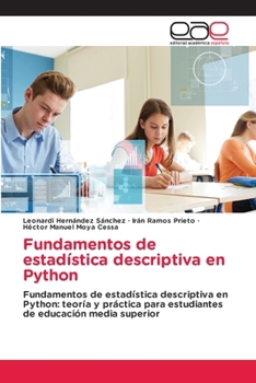 Paperback Fundamentos de estadística descriptiva en Python [Spanish] Book