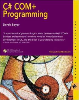 Paperback C# COM+ Programming [With CDROM] Book