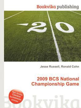 Paperback 2009 BCS National Championship Game Book