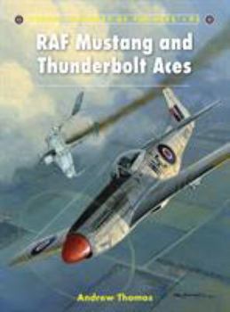 Paperback RAF Mustang and Thunderbolt Aces Book