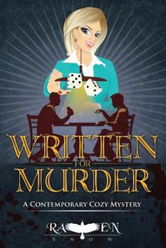 Paperback Written for Murder: A Contemporary Cozy Mystery Book