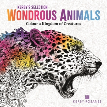 Paperback LOM Art Wondrous Animals Colour a Kingdom of Creatures (Kerbys Selection). Book