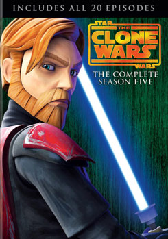 DVD Star Wars The Clone Wars: The Complete Season Five Book