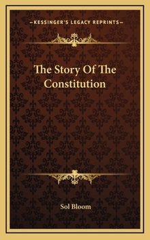 Hardcover The Story Of The Constitution Book