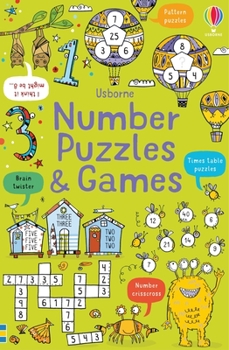 Paperback Number Puzzles and Games Book