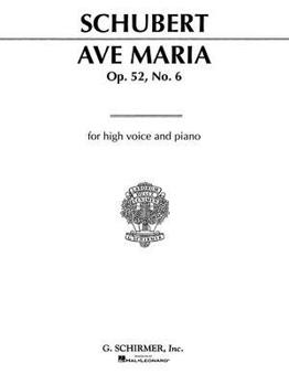 Paperback Ave Maria: Medium High Voice in B-Flat Book
