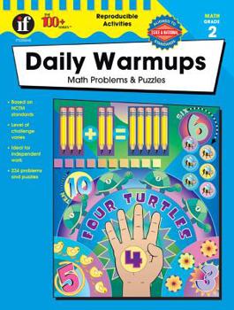 Paperback Daily Warmups, Grade 2: Math Problems & Puzzles Book