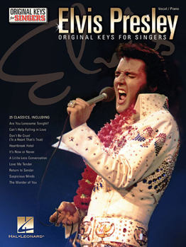 Paperback Elvis Presley - Original Keys for Singers Book