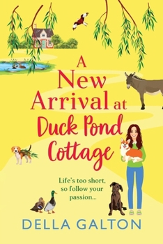 Paperback A New Arrival at Duck Pond Cottage [Large Print] Book