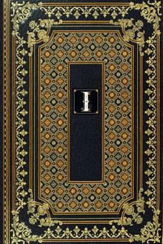 Paperback Gold Label Monogram I Notebook: Vintage Design Leather Look Matte Cover Paperback 6x9" Notebook 160 pages Book