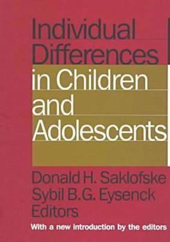 Paperback Individual Differences in Children and Adolescents Book