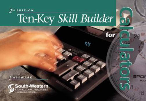 Spiral-bound Ten-Key Skill Builder for Calculators Book