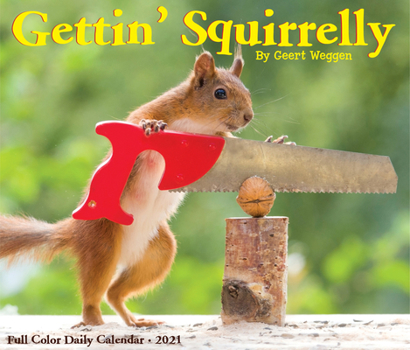 Calendar Gettin' Squirrelly 2021 Box Calendar Book
