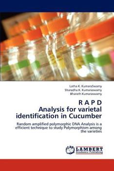 Paperback R A P D Analysis for varietal identification in Cucumber Book