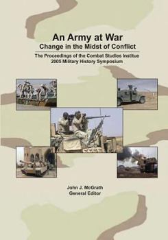 Paperback An Army at War: Change in the Midst of Conflict Book