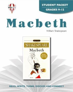 Paperback Macbeth - Student Packet by Novel Units Book