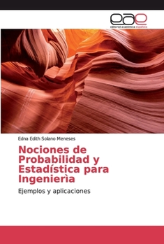 Paperback Nociones de Probabilidad y Estadística para Ingenierìa [Spanish] Book