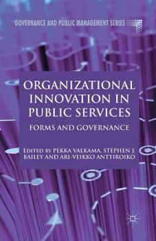 Paperback Organizational Innovation in Public Services: Forms and Governance Book