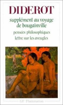 Pocket Book Supplément au Voyage de Bougainville / Pensées Philosophiques / Lettre sur les Aveugles [French] Book
