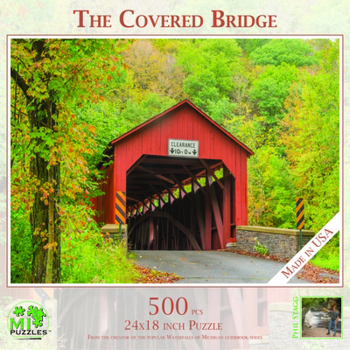 Misc. The Covered Bridge - 500 Piece Jigsaw Puzzle Book