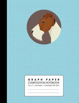 Paperback Graph Paper Composition Notebook: Fox Terrier - Quad Ruled 5 Squares Per Inch for Math & Science Book