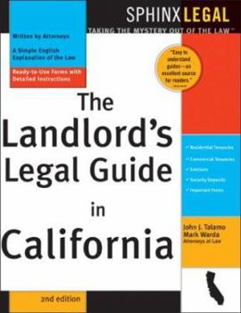 Paperback Landlord's Legal Guide in California Book