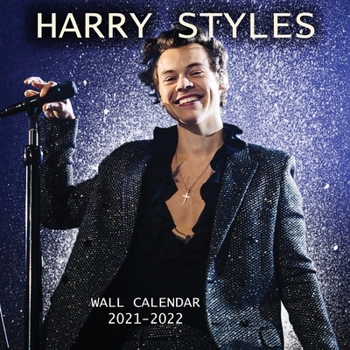 Paperback 2021-2022 HARRY STYLES Wall Calendar book: EXCLUSIVE Harry Styles Images (8.5x8.5 Inches Large Size) 18 Months Wall Calendar BOOK