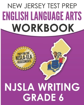 Paperback NEW JERSEY TEST PREP English Language Arts Workbook NJSLA Writing Grade 6 Book