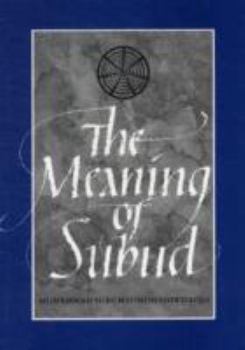 Paperback The Meaning of Subud Book