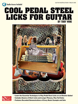 Paperback Cool Pedal Steel Licks for Guitar Book/Online Audio Book