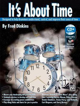 Paperback It's about Time: Designed to Help Drummers Understand, Control, and Improve Their Sense of Time, Book & Online Audio [With 2 CDs] Book