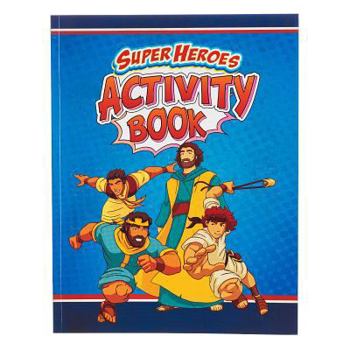 Paperback Activity Book Super Heroes Book