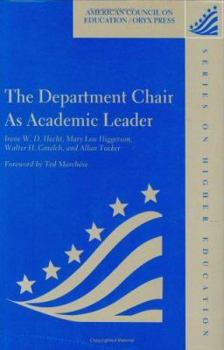 Paperback The Department Chair as Academic Leader Book