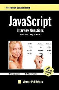 Paperback JavaScript Interview Questions You'll Most Likely Be Asked Book