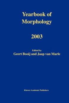 Paperback Yearbook of Morphology 2003 Book