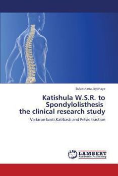 Paperback Katishula W.S.R. to Spondylolisthesis the Clinical Research Study Book