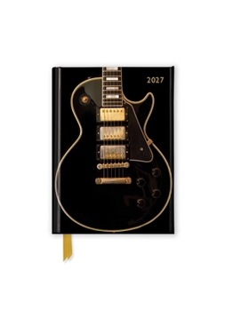 Misc. Black Gibson Guitar 2027 Luxury Pocket Diary Planner - Week to View Book