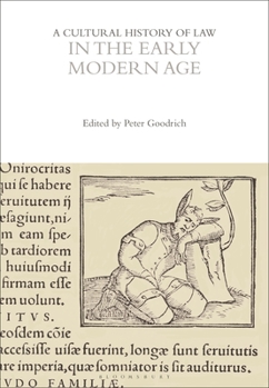 Paperback A Cultural History of Law in the Early Modern Age Book